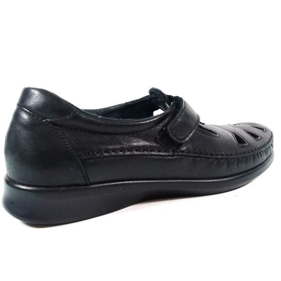 SAS Women's Roamer T-Strap Leather Slip-on Loafer - Picture 3 of 11
